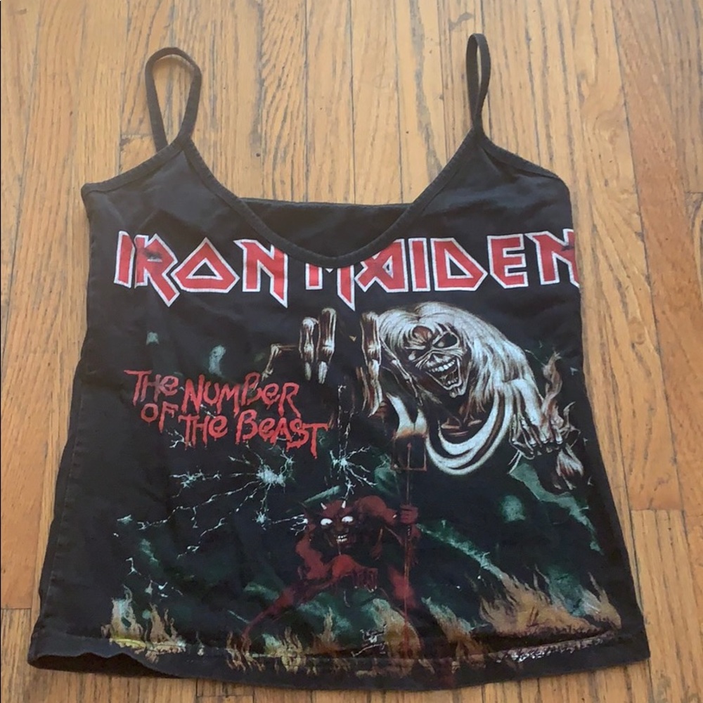 VTG IRON MAIDEN Number of The Beast tank top OOAK